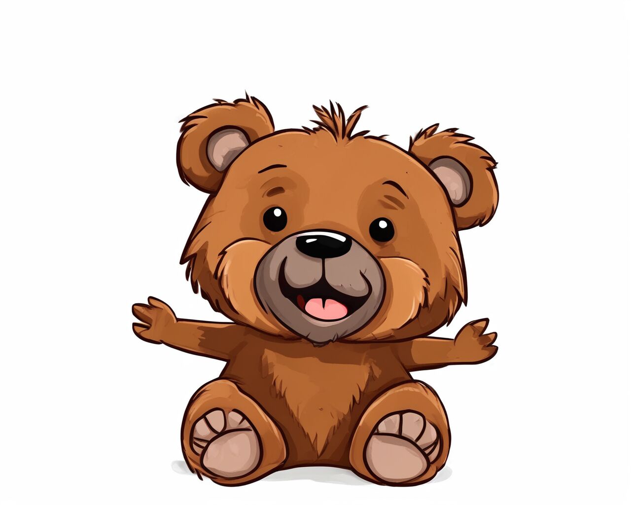 Ai Assited drawing of a bear